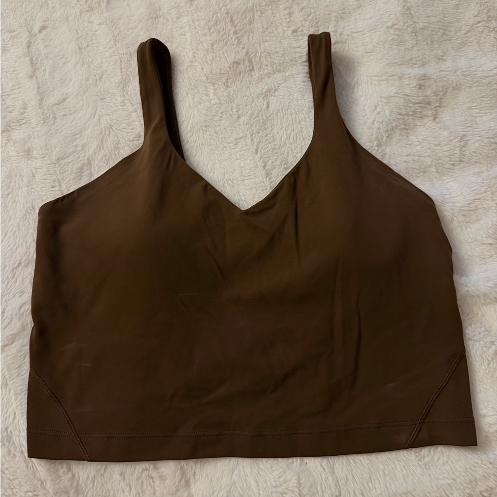 Lululemon Align Tank Top Size 12 Java